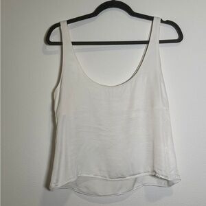 Topshop White Tank Top